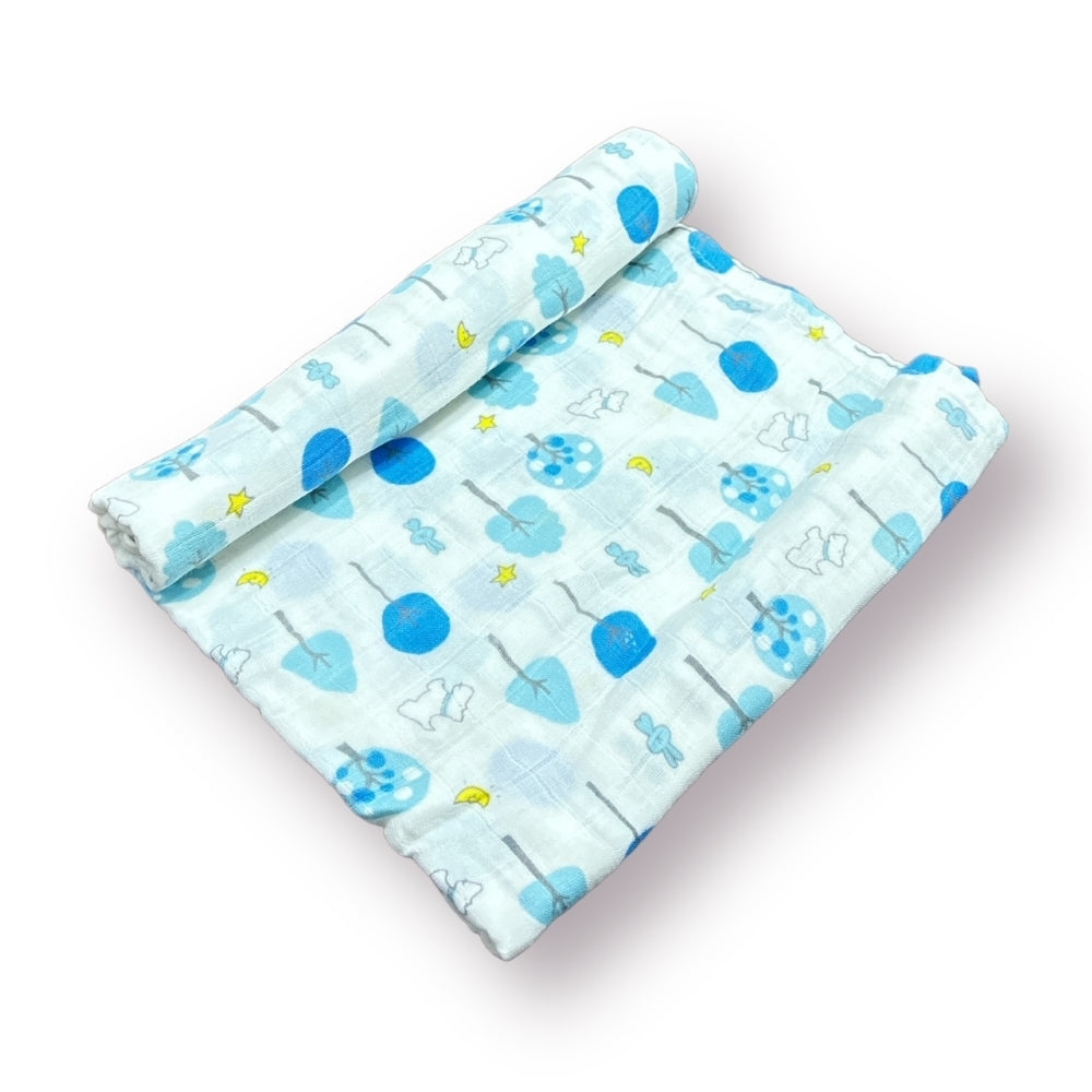 Jellywood Blues Muslin Swaddles - Set of 2