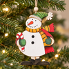 Joyful Festive Ornaments- Candy Cane Snowman