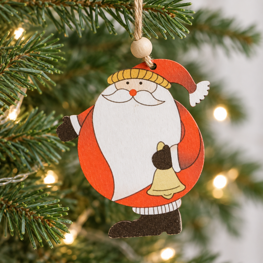 Joyful Festive Ornaments- Jingle Bell Santa