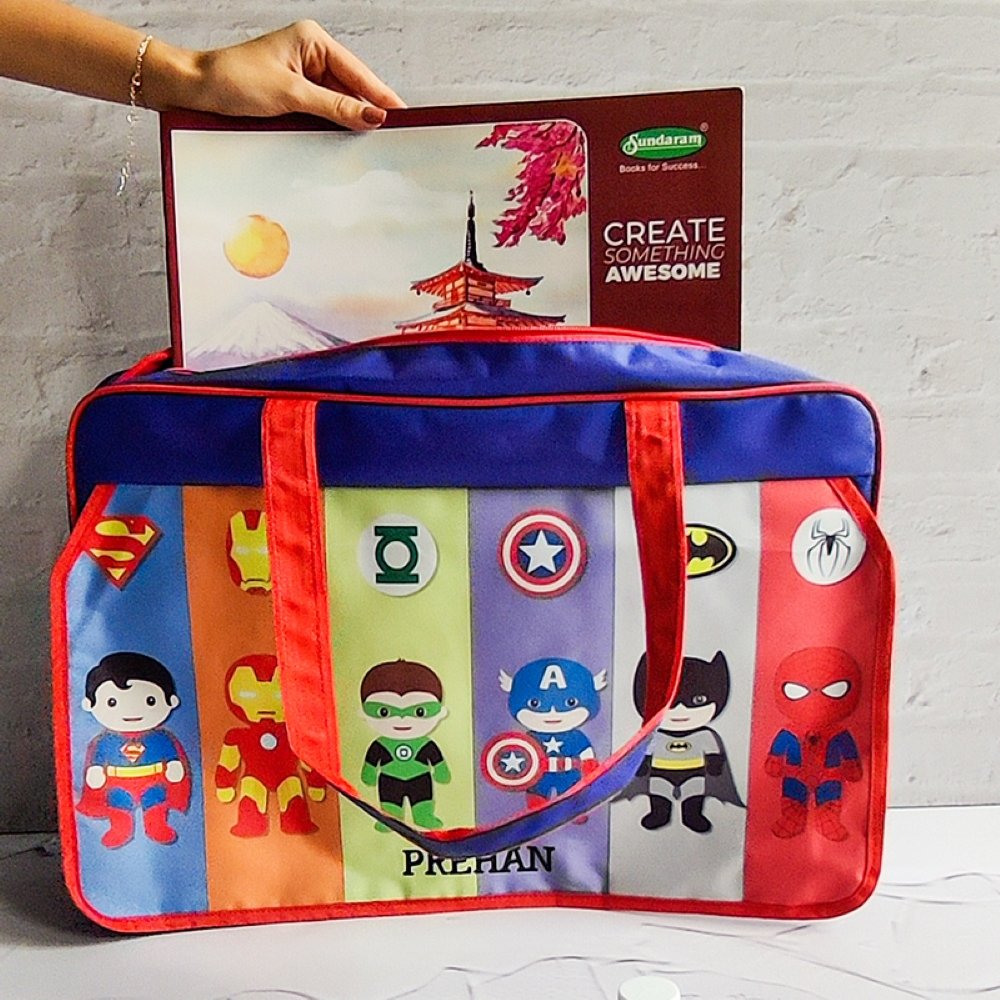 Jumbo Art Bag- Superhero