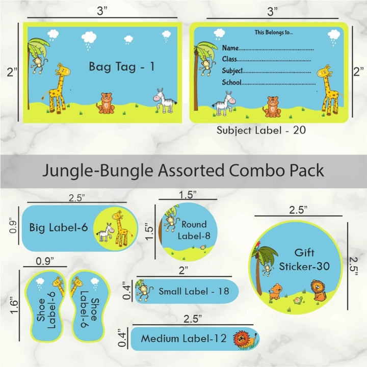 Jungle-Bungle Assorted Pack for Kids