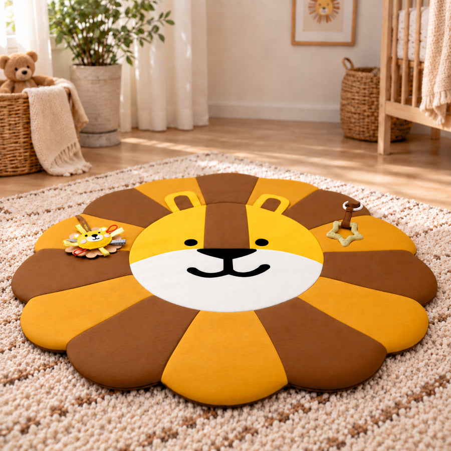 Jungle Giggles – Wooden Baby Play Gym With Mat