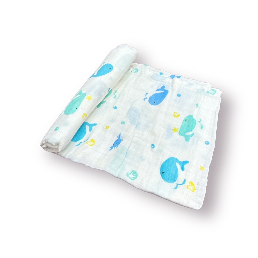 Jungle King & Ocean Wonder Wrapes Muslin Swaddles - Set of 2