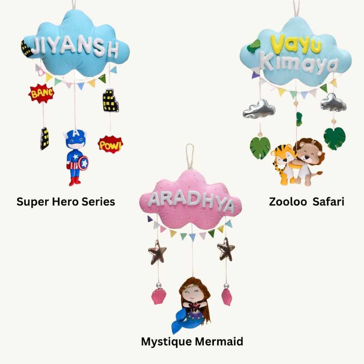 Junior Dancing Dolls Personalised Cloud Hanging