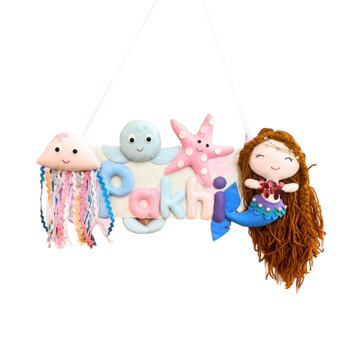 Junior Mystique Mermaid Personalised Name Plates