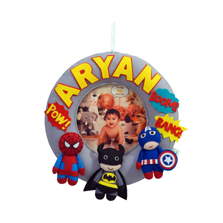 Junior Superhero Series Personalised Photo Hoop