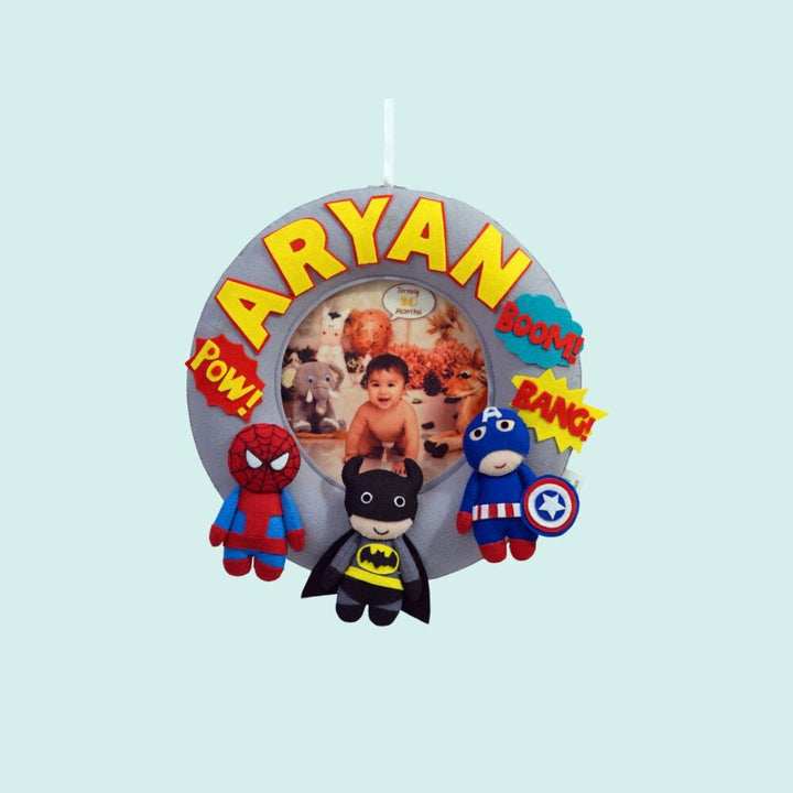 Junior Superhero Series Personalised Photo Hoop