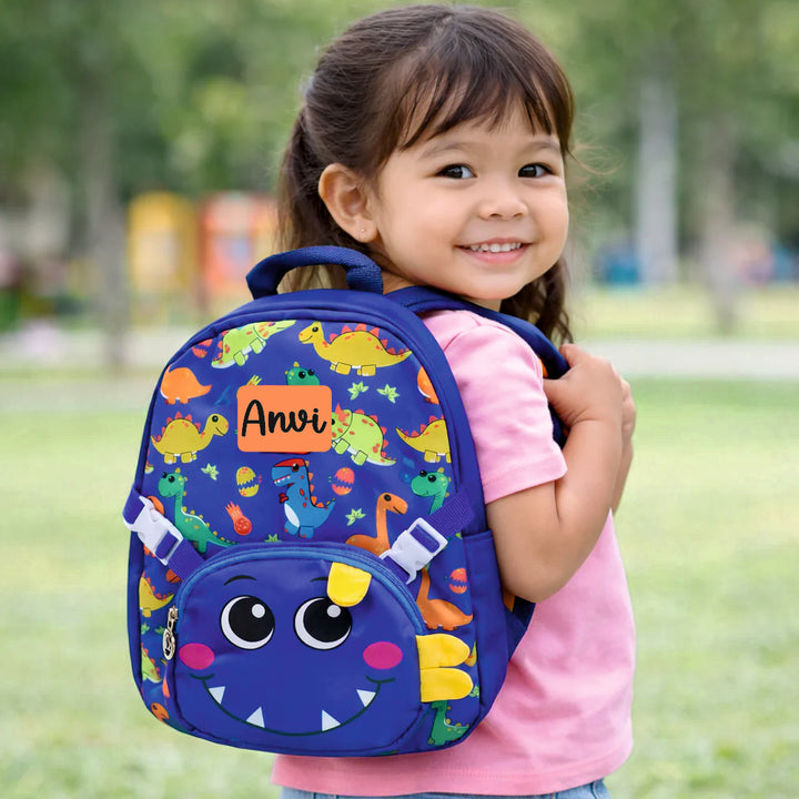 Jurassic Joy For Todlers & Kids - Blue Blaze Dino Backpack