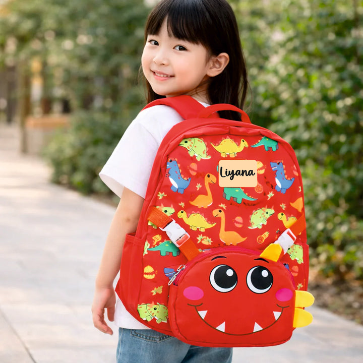 Jurassic Joy For Todlers & Kids - Roary Red Dino Backpack