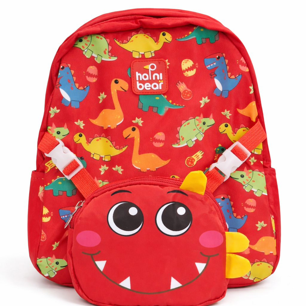 Jurassic Joy For Todlers & Kids - Roary Red Dino Backpack
