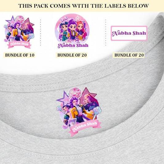 K-pop Iron On Label ( Pack of 50 )