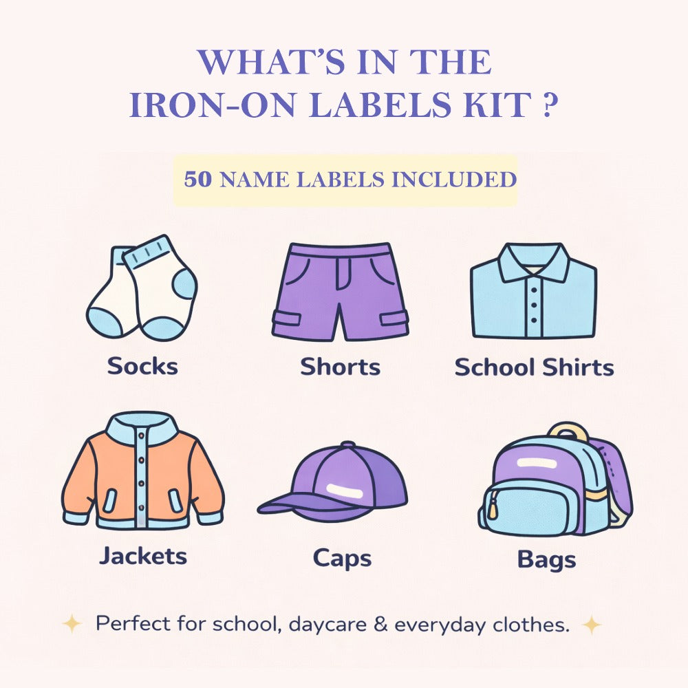 K-pop Iron On Label ( Pack of 50 )