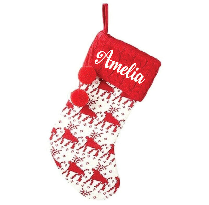 Babble Wrap Holiday Chevron Cheer Stockings- Set of 5