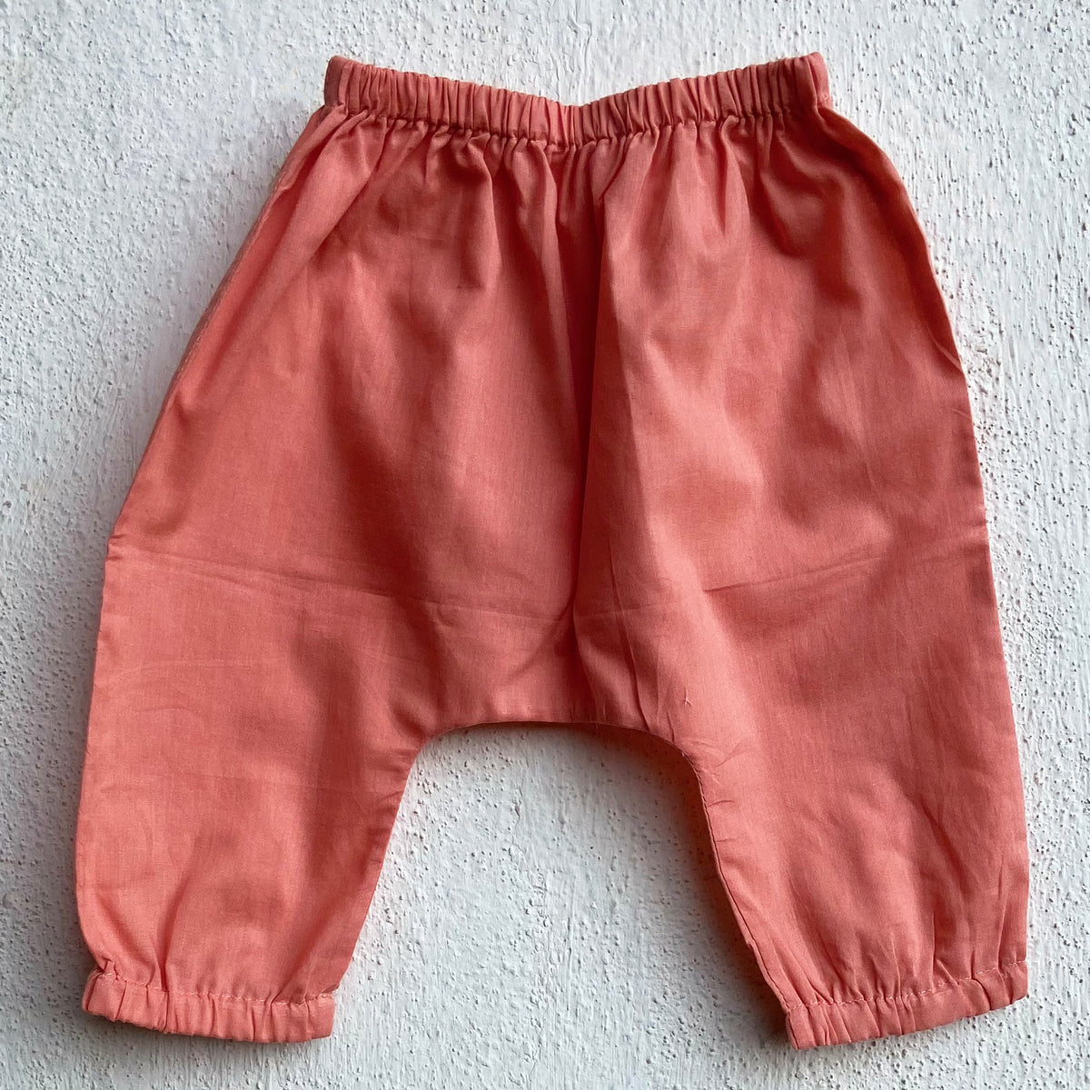UNISEX ORGANIC KOI PEACH PRINT KURTA + PEACH PANTS