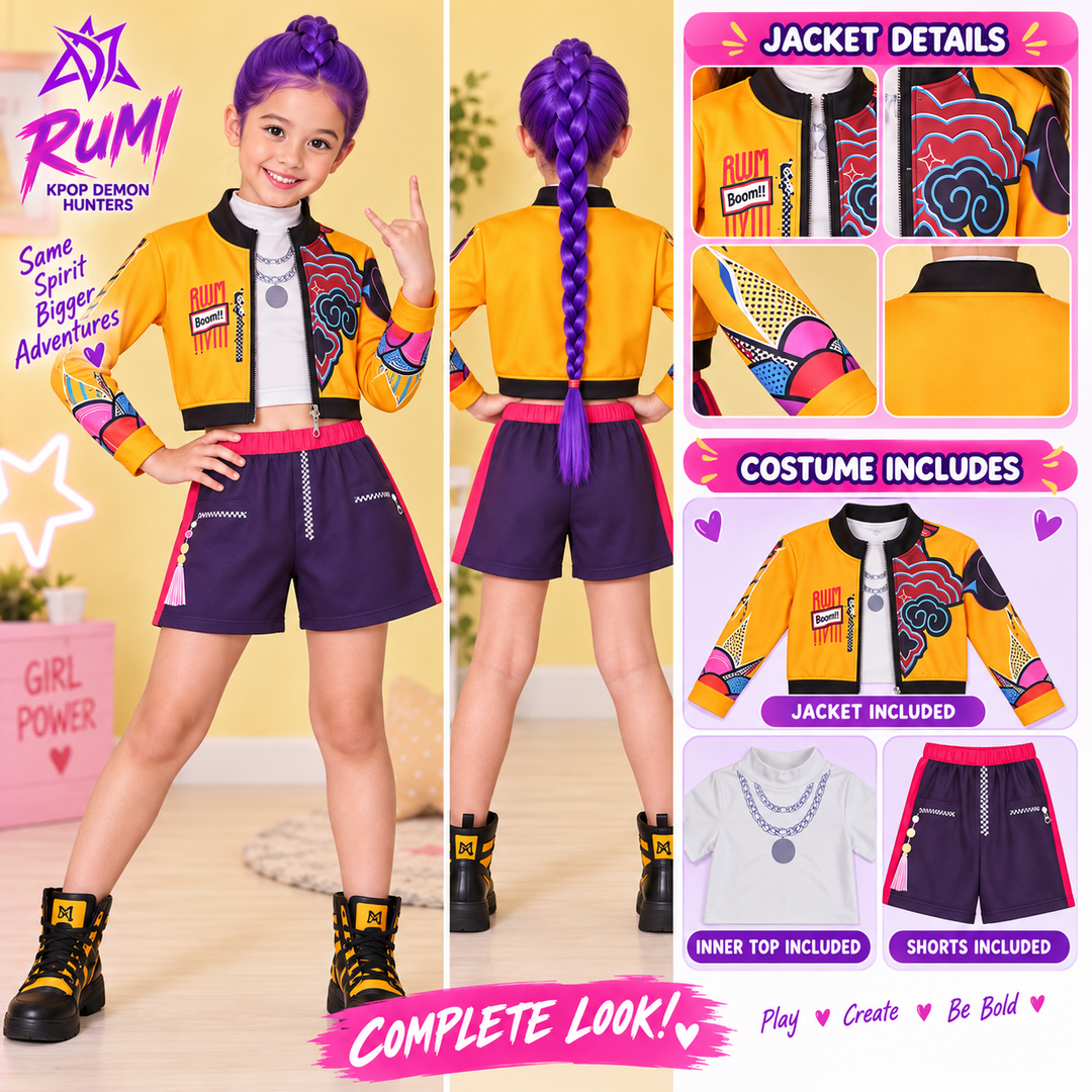 K Pop Superstar Girl Halloween Costume
