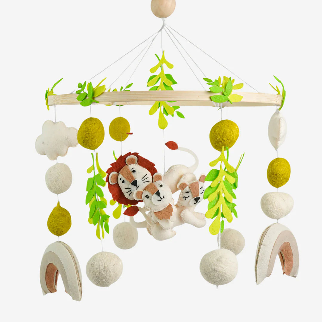 King of the Jungle Cot Mobile & Bunting Combo