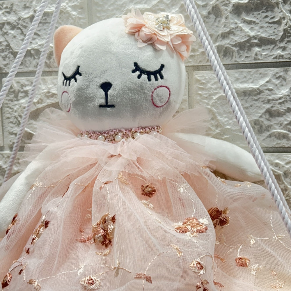 Kitty Cat Doll - Peachy Pink Ballerina