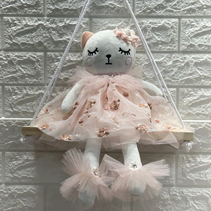 Kitty Cat Doll - Peachy Pink Ballerina