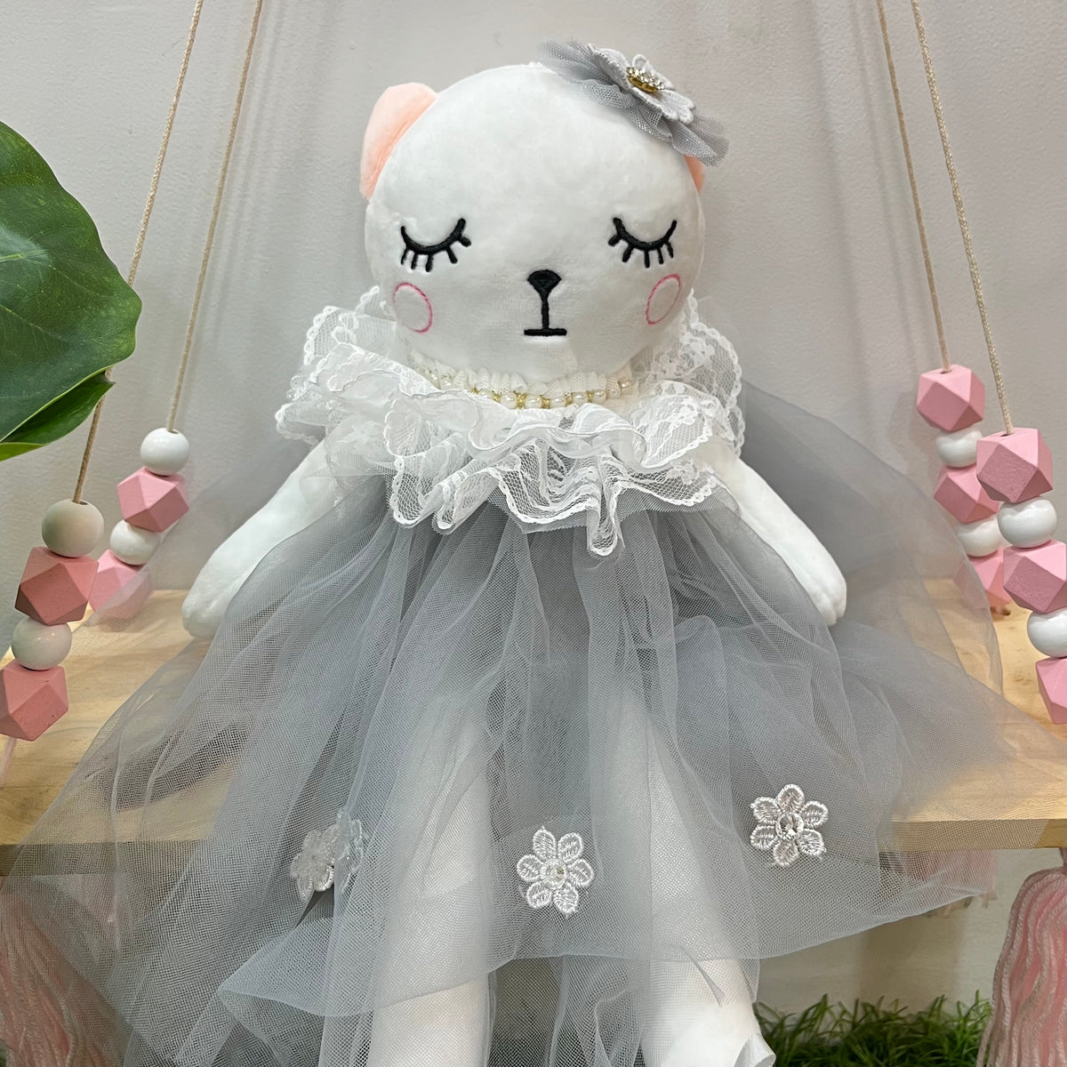 Kitty Cat Doll - Moon Grey Ballerina