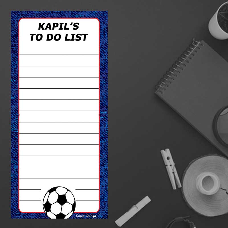 Football Magnetic Listpad