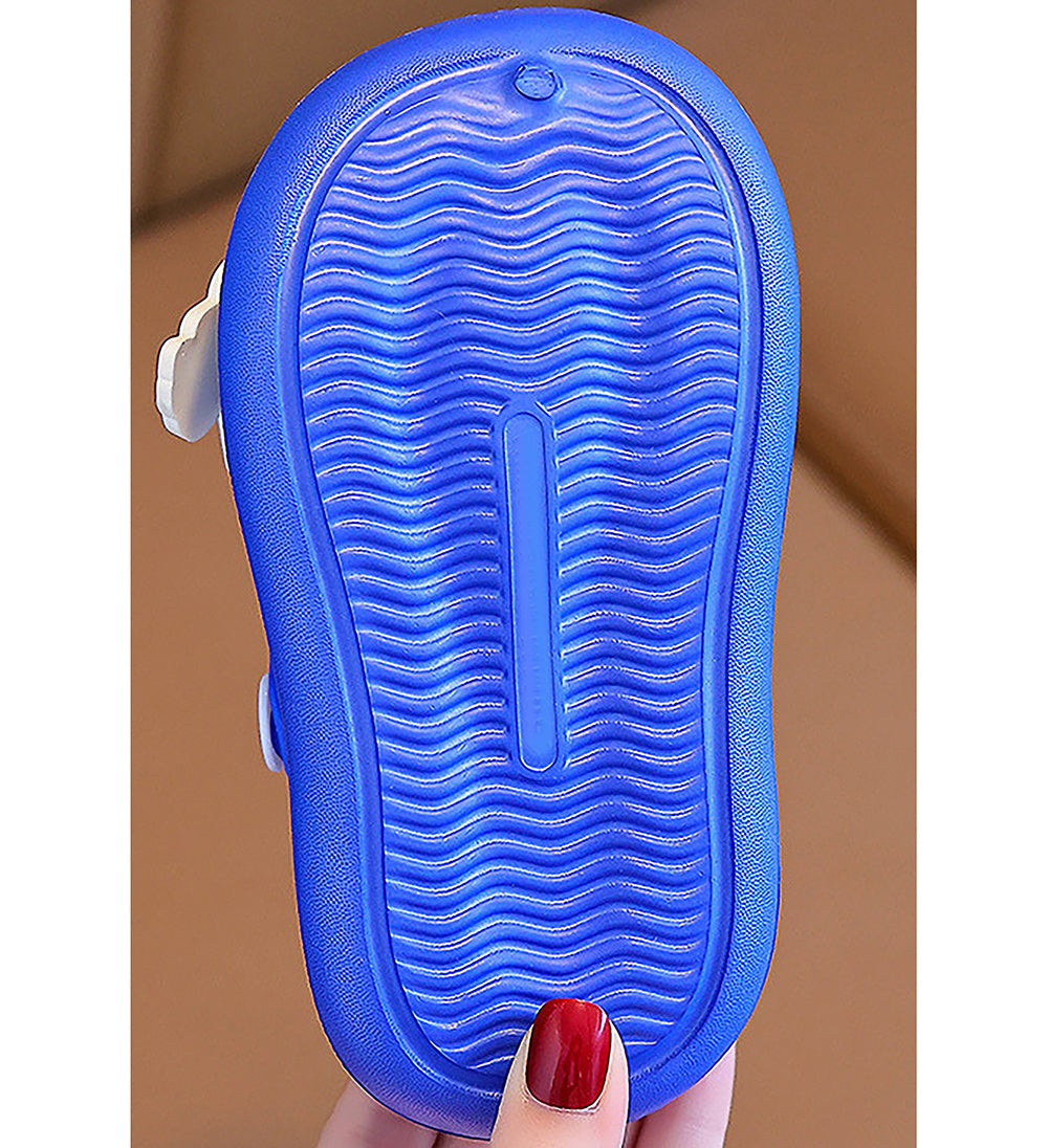 Little Surpise Box Blue Transport theme Slip on Clogs, Summer/Monsoon all season Footwear for Toddlers & Kids