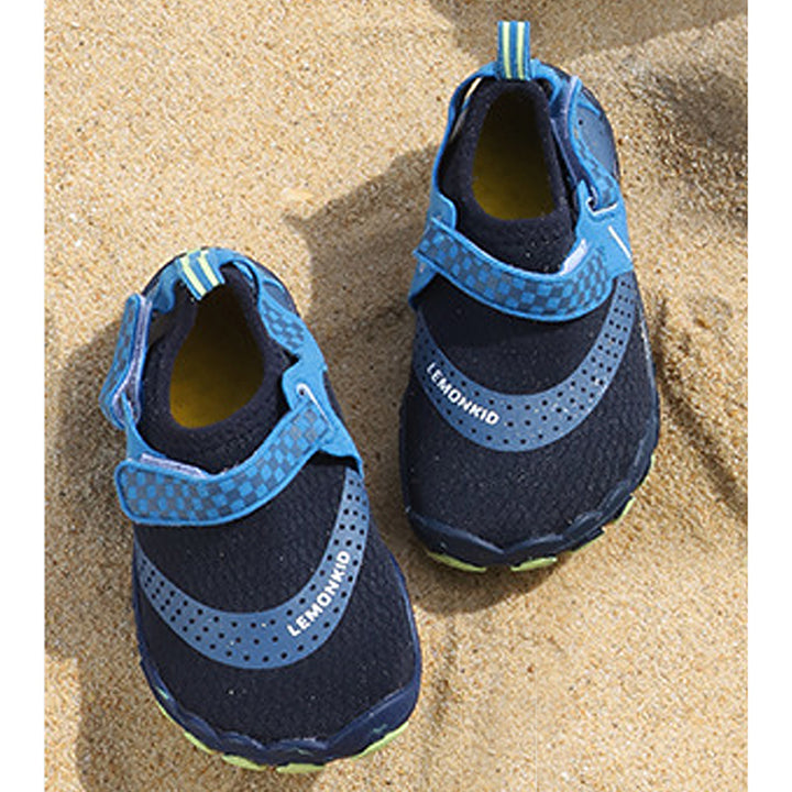 Little Surprise Box Dark Blue Anti Skid Land and Water Outdoor adventure Shoes for Kids