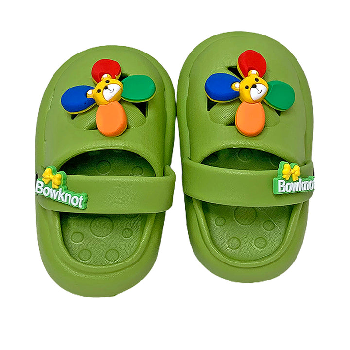 Little Surpise Box Green Pinwheel Slip on Clogs, Summer/Monsoon all season Footwear for Toddlers & Kids