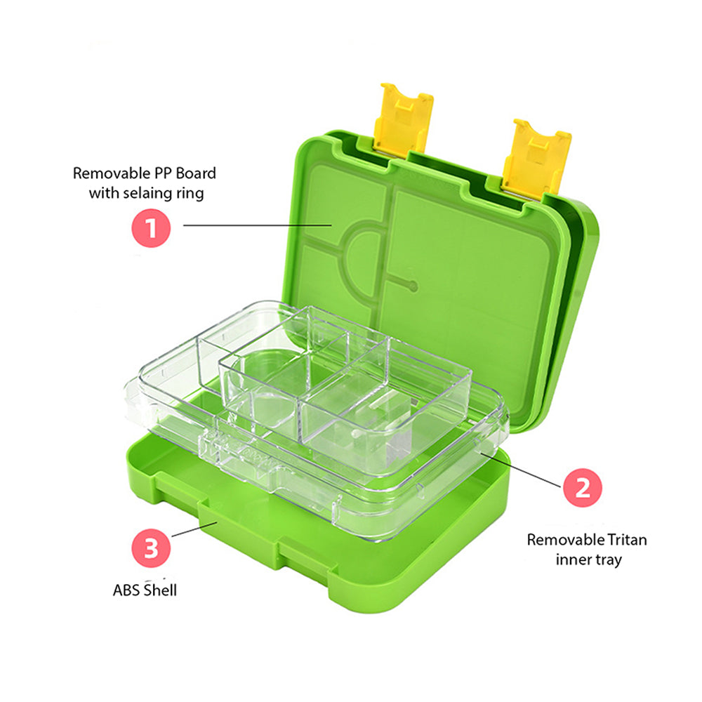 Little Surprise Box , Green Bento Lunch Tiffin Box Rakhi Gift for Brother