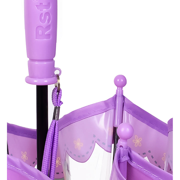 Little Surprise Box Ms.Foxy Transparent Style Purple Umbrella for Kids