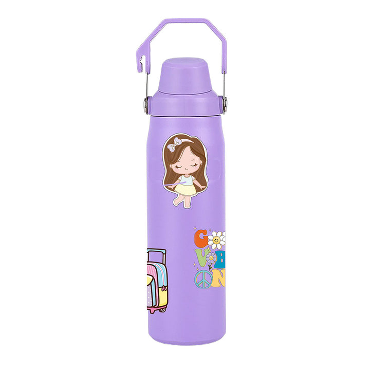 Little Surprise Box Purple Bento Box & Water Bottle Combo Rakhi Gift for Sister