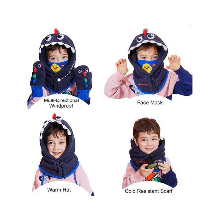 Little Surprise Box Donald Fleece Winter Cap covering Mouth, Neck and Head for Minus degree Temperature