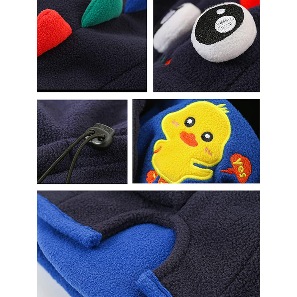 Little Surprise Box Donald Fleece Winter Cap covering Mouth, Neck and Head for Minus degree Temperature