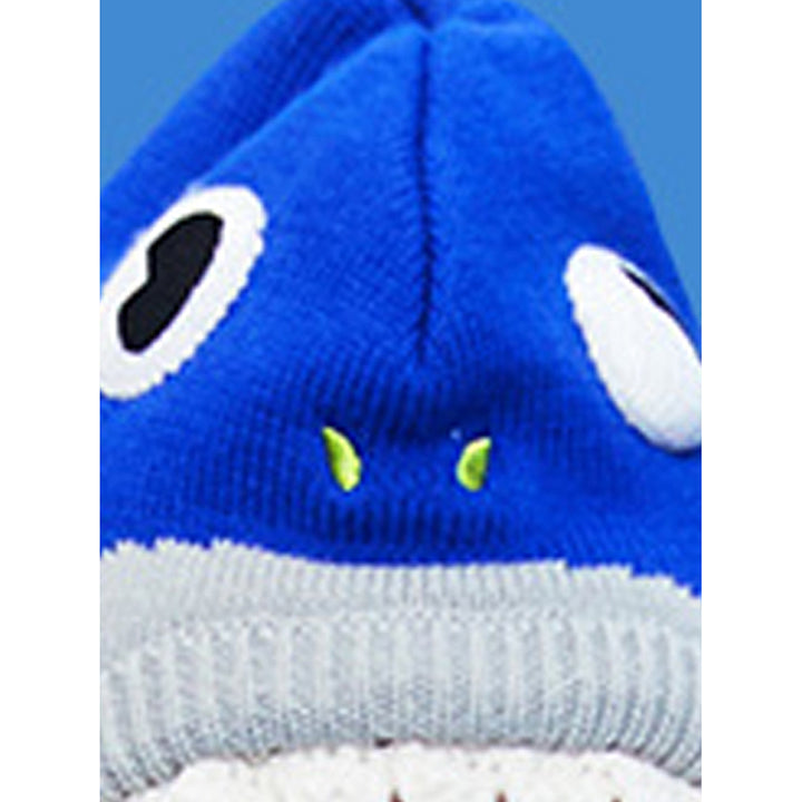 Little Surprise Box Knitted Starfish Shark  theme Winter Cap covering  Neck , Ears and Head for Minus degree Temperature