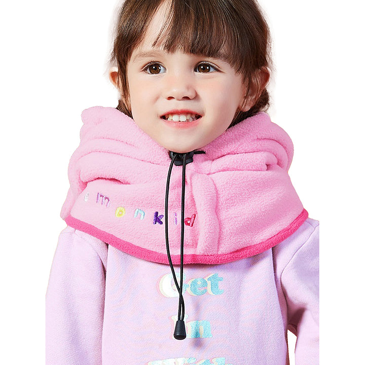 Little Surprise Box Light Pink Uni Fleece Winter Cap covering Mouth, Neck and Head for Minus degree Temperature