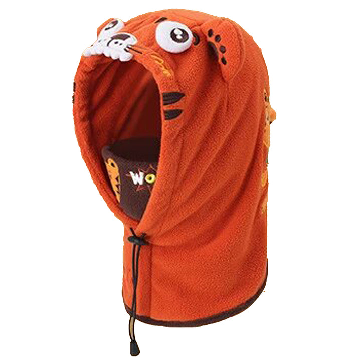 Little Surprise Box  Tiger theme  Fleece Winter Cap covering Mouth, Neck and Head for Minus degree Temperature