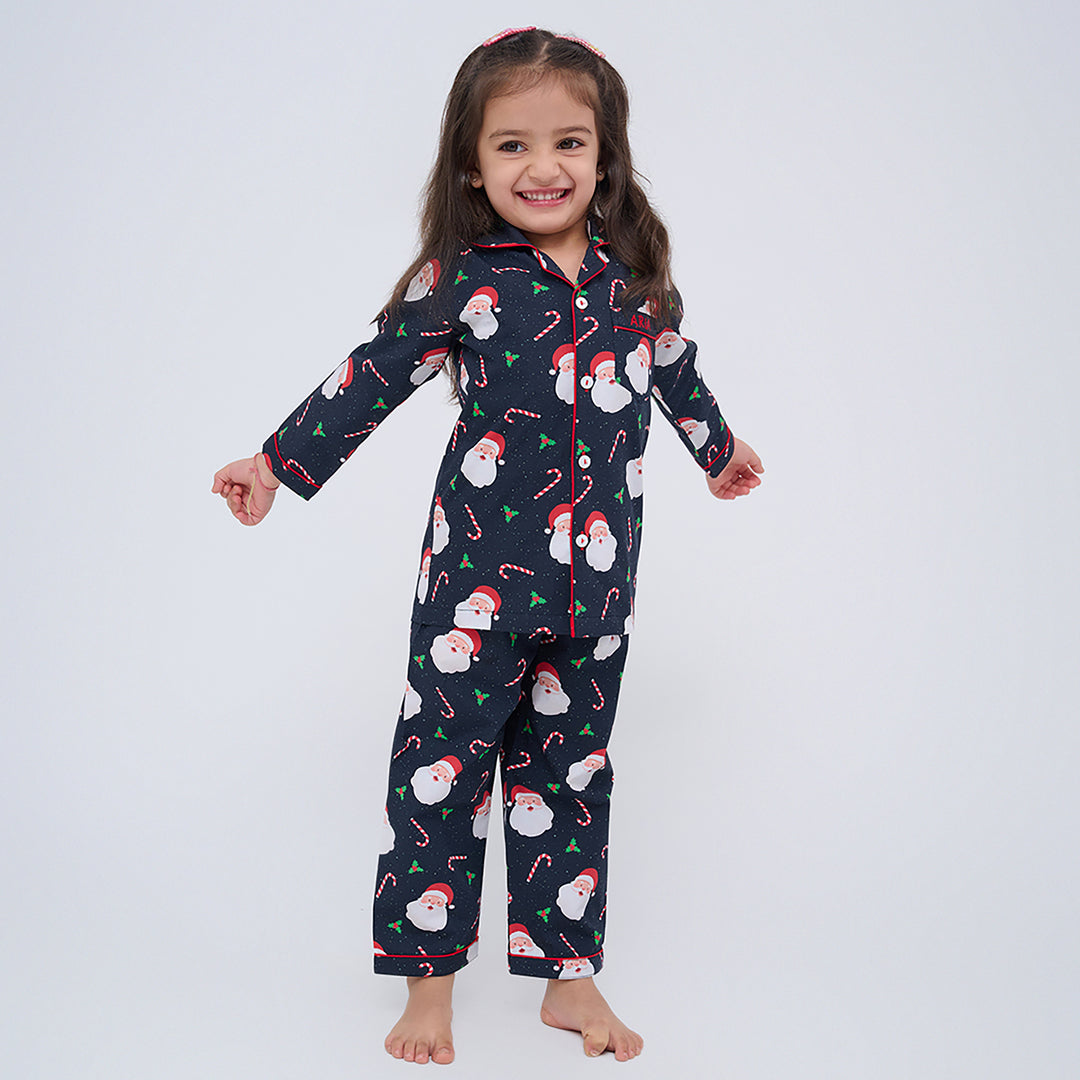 Sweet Santa Pajama Set For Kids