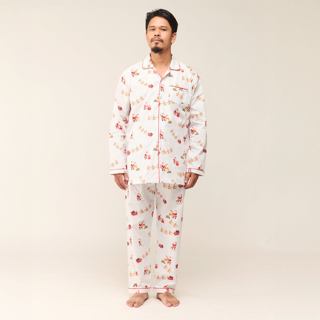Men Candy Cane Pajama Set