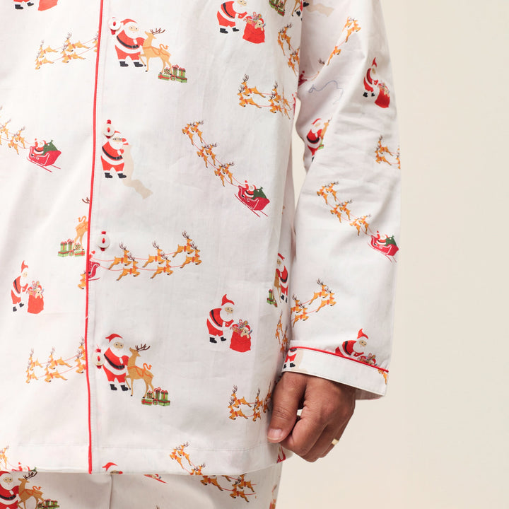 Men Candy Cane Pajama Set
