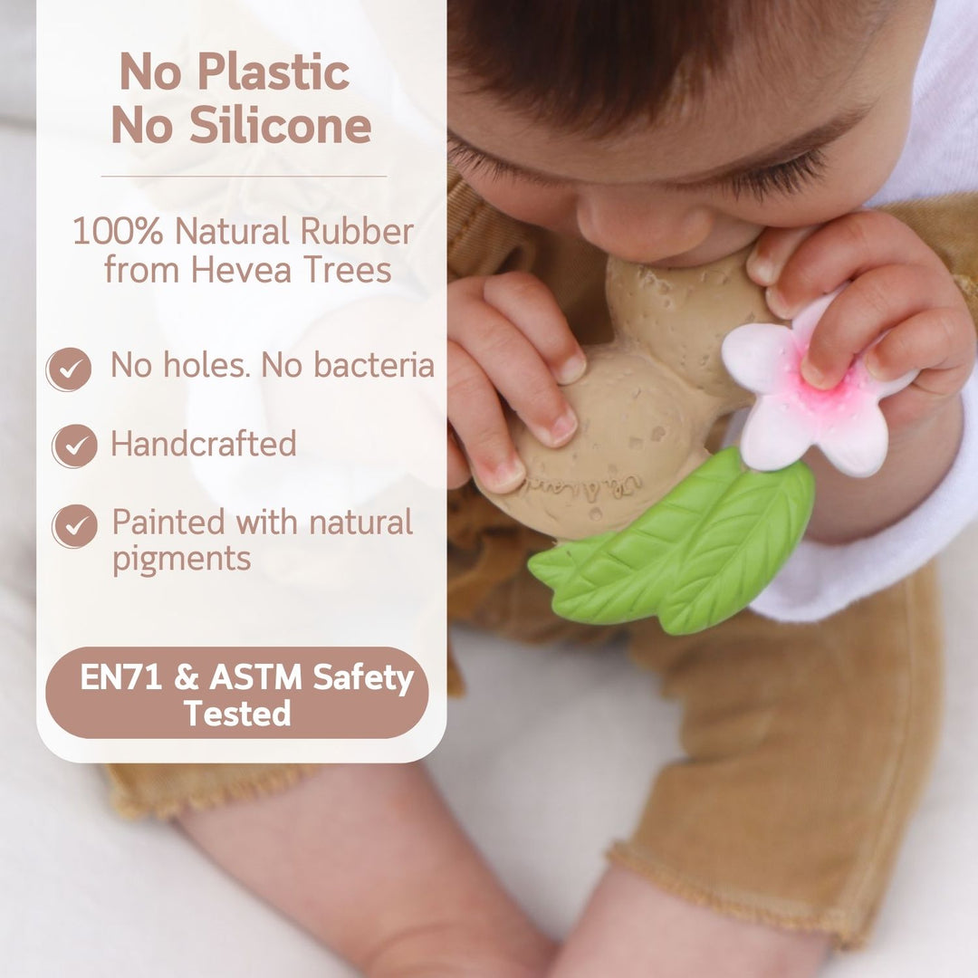 Aly The Almond Natural Rubber Teether