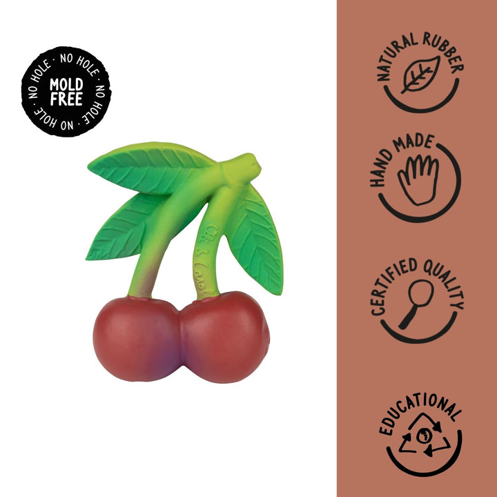 Mery The Cherry Natural Rubber Teether