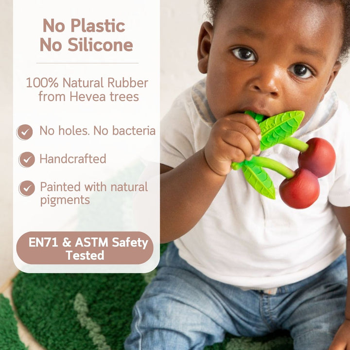 Mery The Cherry Natural Rubber Teether