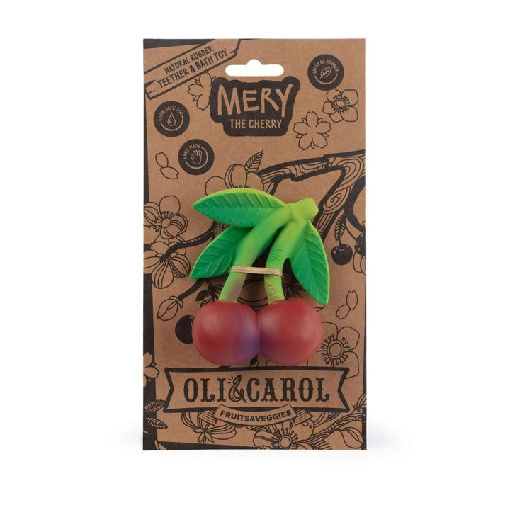 Mery The Cherry Natural Rubber Teether