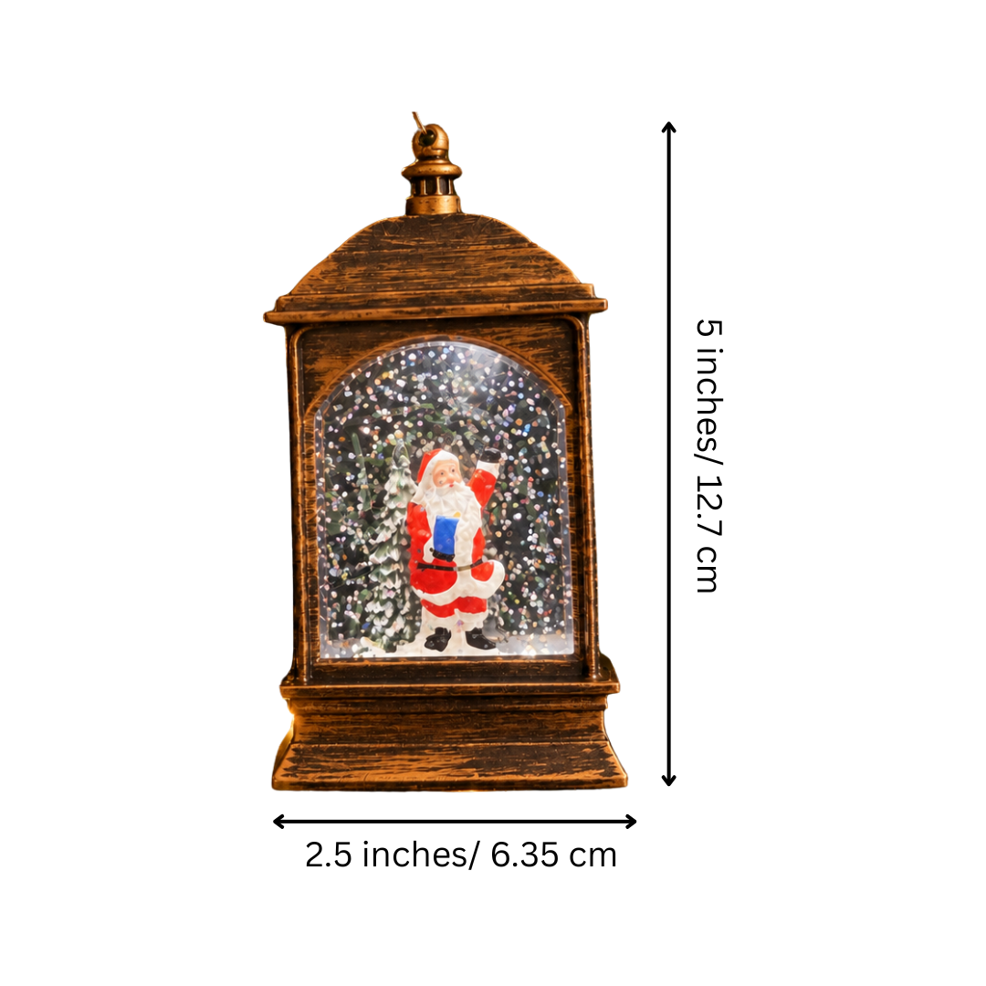Light Up Santa Lantern Hanging