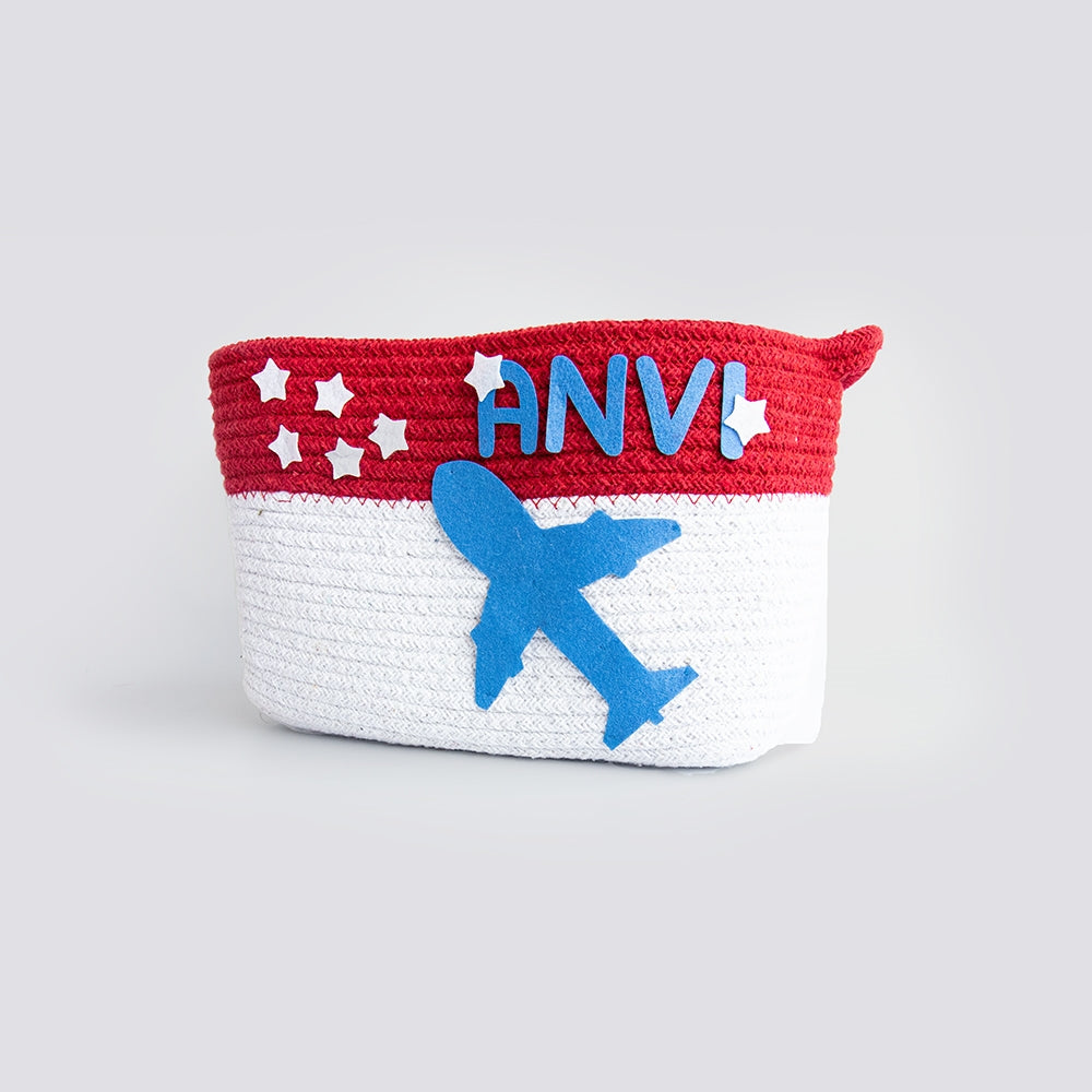 Lil Travellers- Cotton Rope Baskets (Individual/Set Of 2)