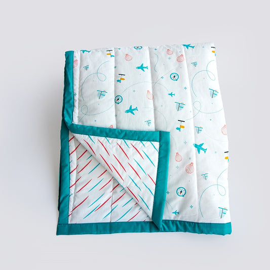 Lil Travellers - Reversible Comfort Quilt