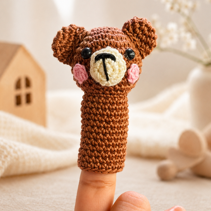 Babble Wrap My First Animal Finger Puppets – Set of 5