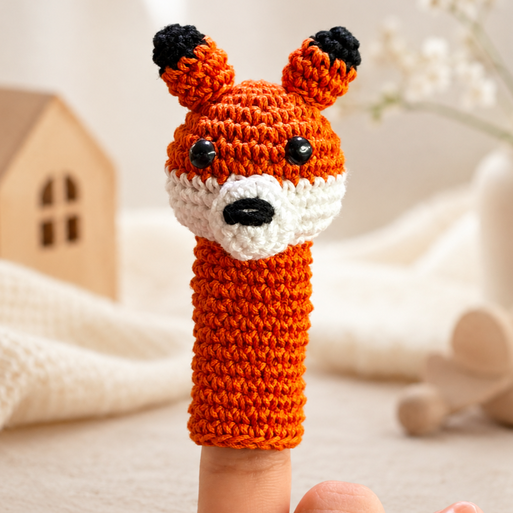 Babble Wrap Little Fingers, Big Stories – Animal Puppet Set Of 5