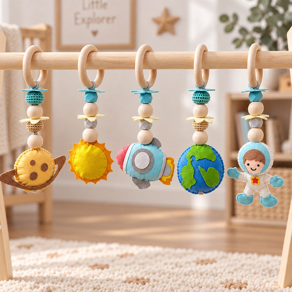 Little Galaxy – Wooden Baby Play Gym 🪐