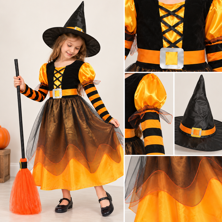 Little Pumpkin Witch Costume