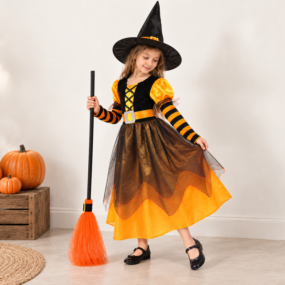 Little Pumpkin Witch Costume